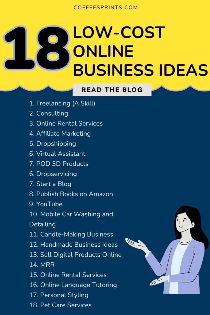 low cost online business ideas