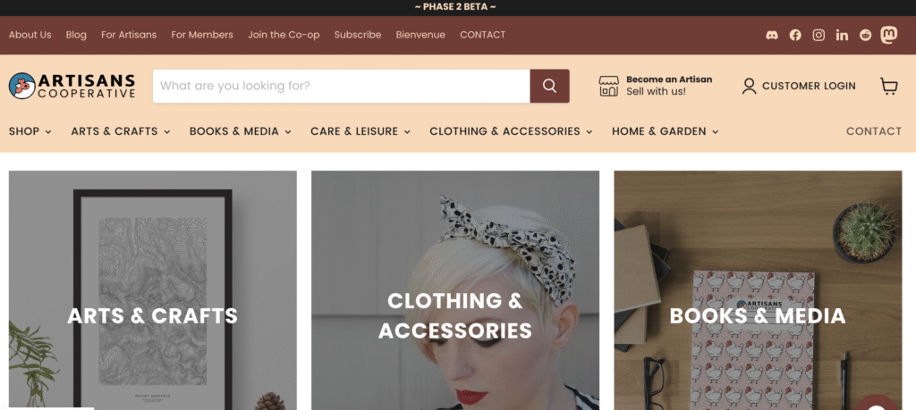 shops like etsy to sell online