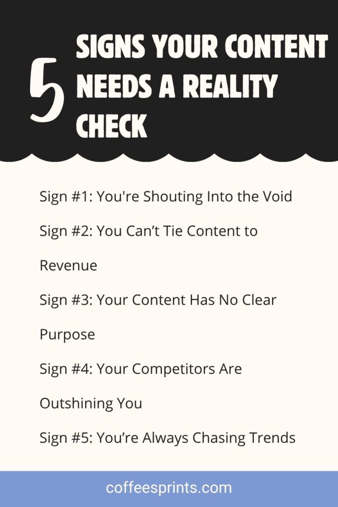 content marketing audit signs content marketing audit