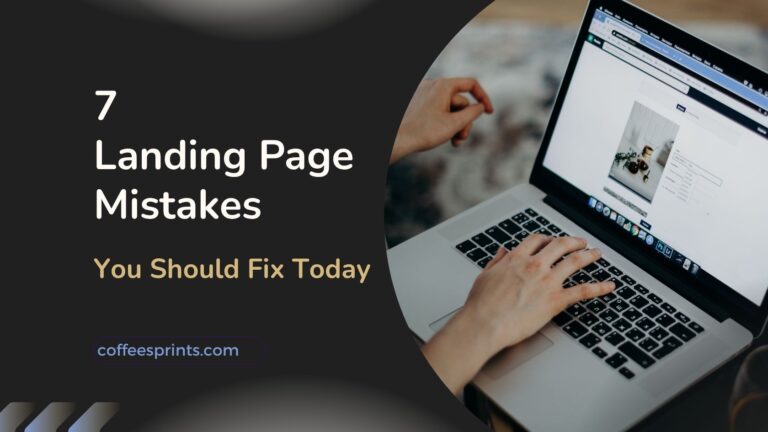 website landing page mistakes small business