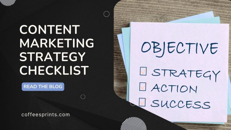 CONTENT MARKETING STRATEGY CHECKLIST SMALL BUsiness
