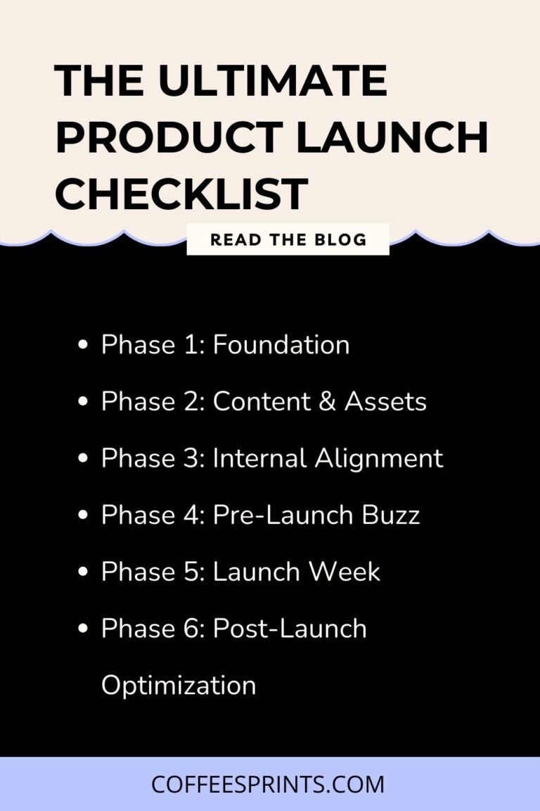 The Only Product Launch Checklist for B2B SaaS Startups